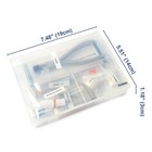 Ucansee Rimless Glasses Repair Tool Kit With Plier Rubber Jaws Mounting Sleeves