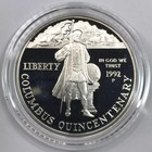 1992 Columbus Quincentenary Two-coin Proof Set Silver Dollar   Half Us Mint Ogp