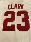 Will Clark Autographed White Mississippi State Custom Jersey  Proof   Size Med