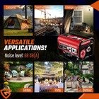 5000w Portable Generator Gas Powered 4 Stroke For Home Backup Construction