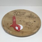 Disney Toy Story 12  Pizza Planet Alien Wood Pizza Board   Cutter Set Nib New 