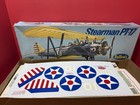 Guillow s Stearman Pt-17 New In Box Gas U Control Line Ff Rp Display Model Kit
