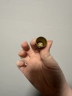 Antique Vintage Steel Brass Lined Sewing Thimble Dimpled Unmarked Patina
