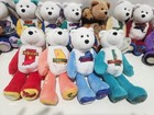Lot Of 14 Limited Treasures Us State Quarter 8  Plush Teddy Bears W  Tags  coins
