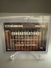 Topps The Walking Dead Evolution Jose Cantillo    caesar Martinez    Auto Card