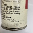 Rare   Vintage 1964 Sears Gold - 6504 Paper Label Spray Enamel Paint Can