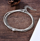 Women s Fashion Anklet Love Heart Chain Silver White Ankle Bracelet Foot Jewelry
