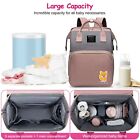 3-in-1 Baby Diaper Bag Backpack With Changing Station Portable Mommy Travel Bag