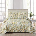  Floral Quilt Sets Size Reversible Countryside Full queen Apricot Yellow