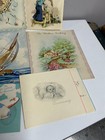 Vintage Greeting Cards Lot 6 Buzza American Greetings Hallmark 1930s-40s Art