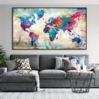 Large Diamond Art Kits For Adults - 5d World Earth Diamond Painting Kits For Adu