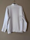 Dallas Cowboys Antigua White Embroidered Xl Quarter Zip Pullover Poly New