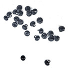 24 8mm Victorian Shoe Buttons W metal Shanks For Teddy Bear Doll Eyes   