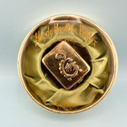 Vintage Abon Dragon Handy Handbag Holder Hinged Box Sponge Chatelaine Hook Read