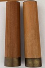 Pair Of Vintage Van Cort Wood   Brass Kaleidoscopes