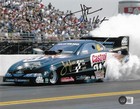 John Force Racing Signed 8x10 Autographed Bas Nhra Funny Car 16x Champ 05