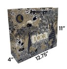 New Christian Dior Cd Luxury Print Large Shopping Gift Bag  17    X 12 125    X 5   