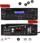 New Pyle Pda5bu 0 200w Audio Stereo Receiver-wireless Bluetooth With Remote