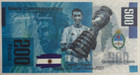     Billet Collector Lionel Messi      Avec Effet Fluorescent - Ic  ne Du Football  