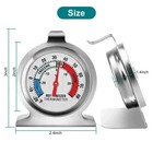 Refrigerator Freezer Thermometer Large Dial Thermometer  