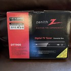 Zenith Digital Tv Tuner Converter Box Dtt900 Remote Manual   Cables New In Box