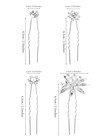 40 Pack Rhinestone Hair Pins Bridal Wedding Hair Pins Rhinestone Hair Clips Acce