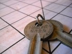 Vintage Set Of Mosler Safe   Lock Co  Keys  H1427   5329