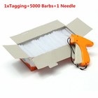 Clothes Clothing Garment Price Label Tag Tagging Gun   5000 Barbs   1 Needle
