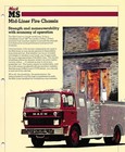 Mack Fire Pumper   Aerial  Truck  6 Pages Colour  Brochure From 1985