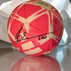 Lionel Messi Signed Pink Adidas Soccer Ball Global Authentics Coa Gv979076