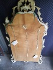 Hand Carved Wood Pagoda Mirror Vintage antique