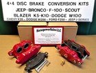 D52 Front Caliper Kit-dual Piston- Aluminum Body-for Gm chevy K5 k10 k20 c10 c20