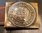 Franco-prussian War-ww 1  M1847 Prussian Enlisted Man  Brass Belt Buckle  Tab