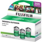 Fujifilm Fujicolor 200 Color Negative Film  35mm Roll Film 36 Exposures 3-pack 