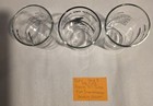 Rare Vintage Boeing 707 Turbo Fan Intercontinental Drinking Glasses Set Of 3   
