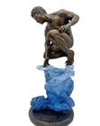 Narcissus Reflection Statue Greek God Figurine Mythological Introspection Art