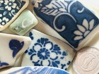 Genuine Surf Tumbled Sea Glass Pottery Various Patterns