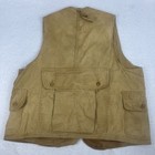 Vtg American Field Half Moon Hunting Fishing Vest Hettrick Usa Sportswear