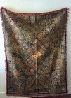 Vintage Indian Rug Wall Hanging Tapestry Floor Covering Vintage India  handmade