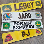 England St George Flag Truck Trucker Cab Show Plates Name Sign  Mtp