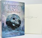    signed 1st Print ed   The Summer Dragon Evertide Bk  1 Todd Lockwood Hb New