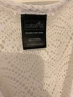 Catalina White Lace Swimsuit Cover Up Size 2xl  18w-20w  V Neck Cover Up