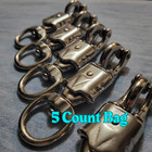 Swivel Eye Panic Snap Hook Quick Release 4 5 8  With 1  Eyelet  5 Count  Bag