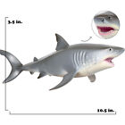 10  Great White Shark Megalodon Meg Model Figure Jaws Ocean Animal Toy Collector