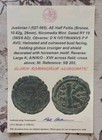 Roman Emperor Justinian Authentic Ancient Coin Solid Silver Necklace With Coa