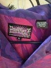 Vintage Jimi Hendrix Purple Haze Dragonfly Sz Xl Button Shirt With Collar