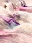 Merino  Polwarth   Silk Wool Blend Fiber Art Batt For Spinning felting - 5 4 Oz