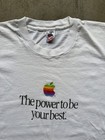 Vintage Rare 1990 s Apple Computer    the Power To Be Your Best    T-shirt Men Sz Xl