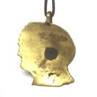 2 Inch Chinese Tibet Bronze Carving Buddha Statue Pendant Old Gift Collection