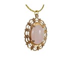 18thc Antique 7  ct Rose Quartz pendant  Ancient Greek God Eros   Roman God Cupid